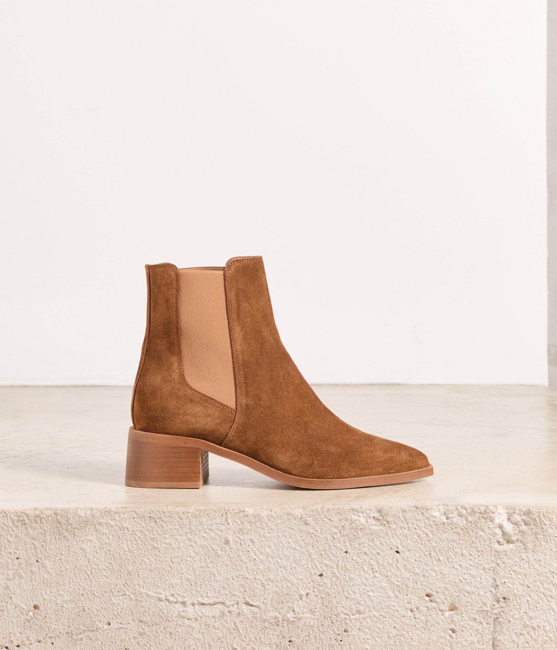 Boots camel pointues Luna