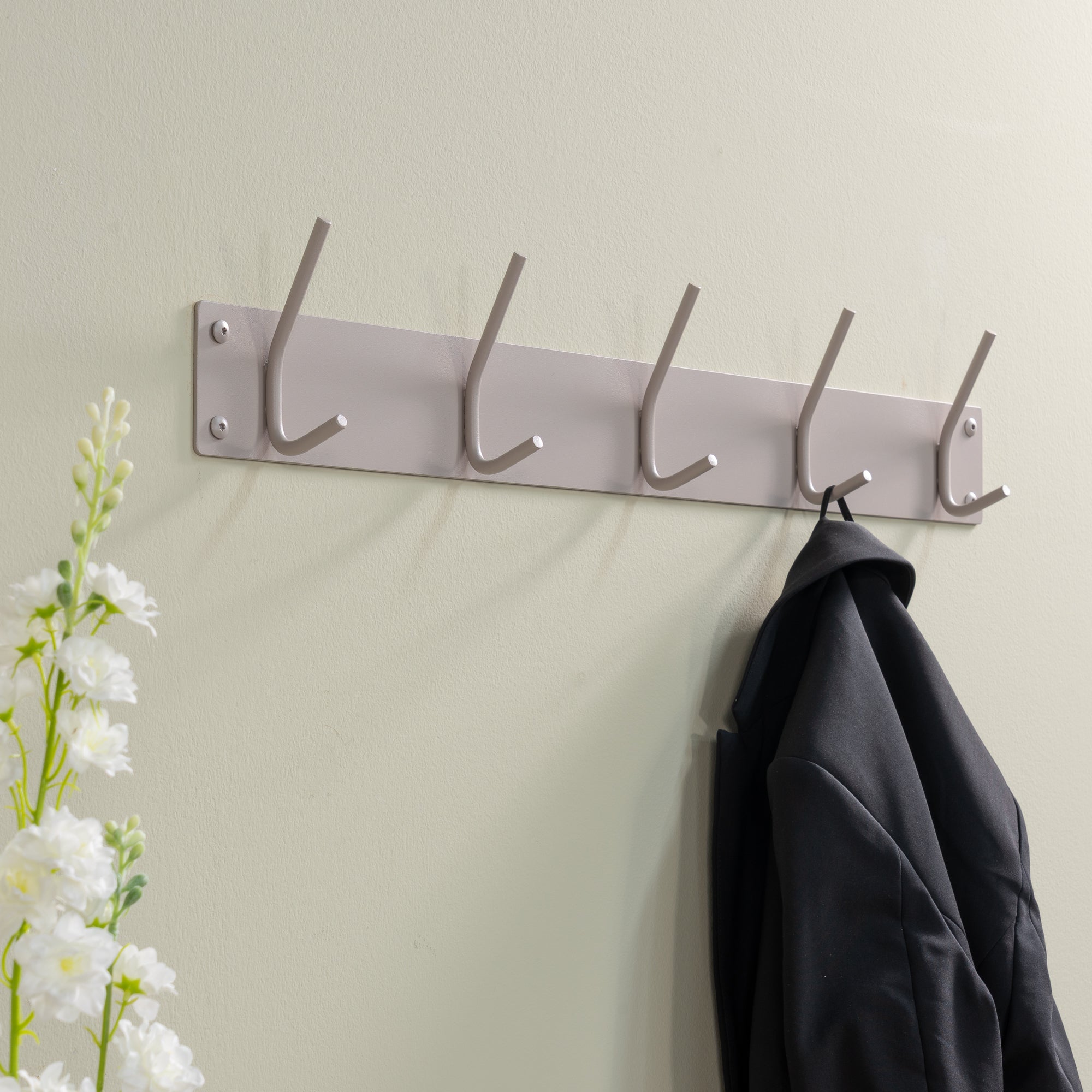 Spinder Design Fusion 5 Wandkapstok - Silky Taupe