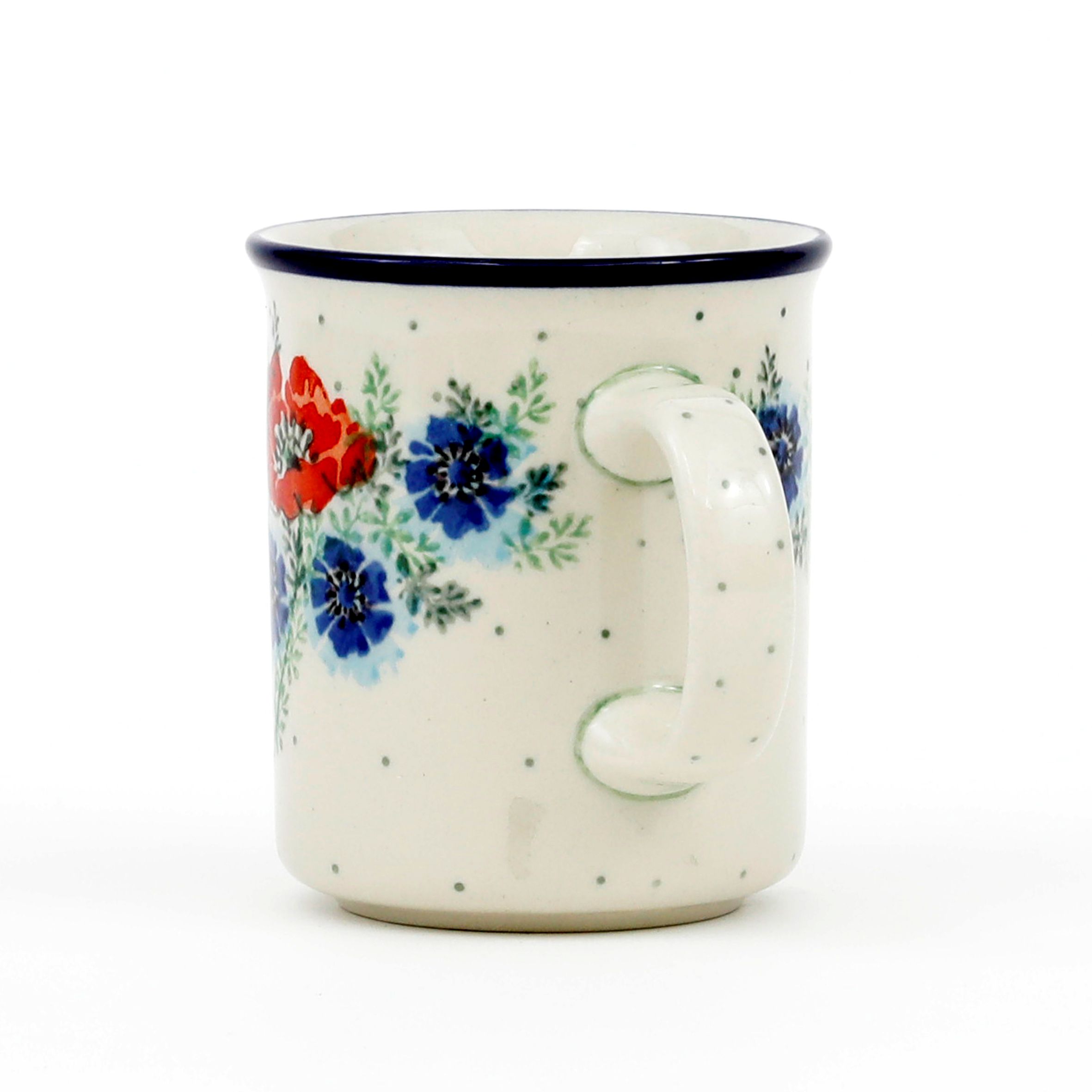 Kubek ceramiczny 236 0,3l Polskie kwiaty Bolesławiec