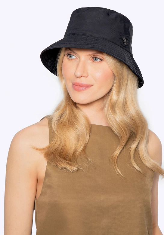 Czapka typu bucket z nylonu czarna