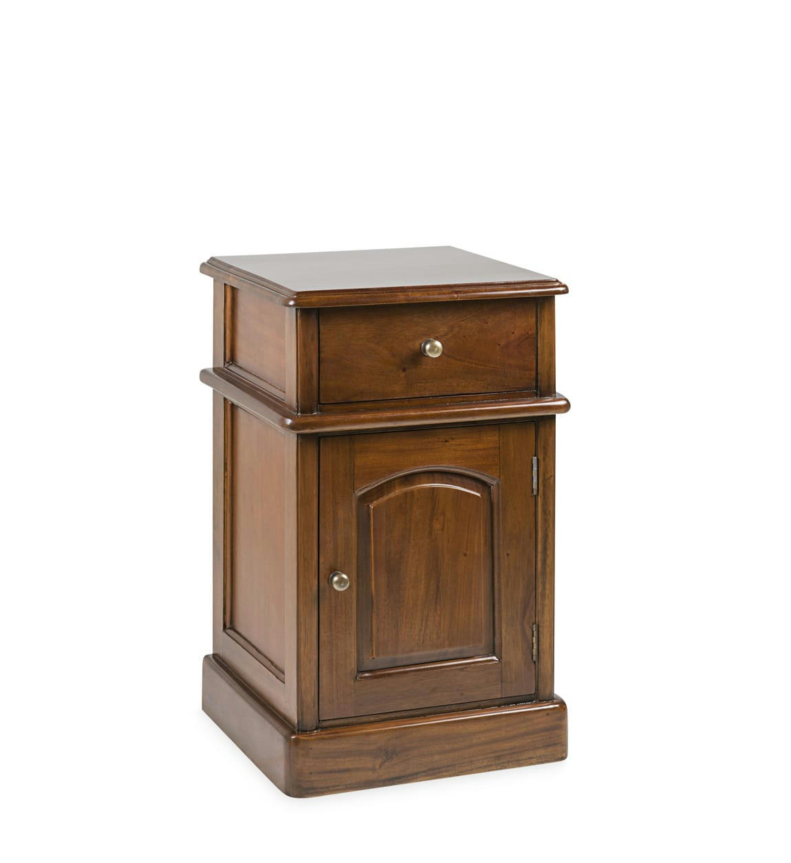 VINTAGE - Table de chevet en bois marron