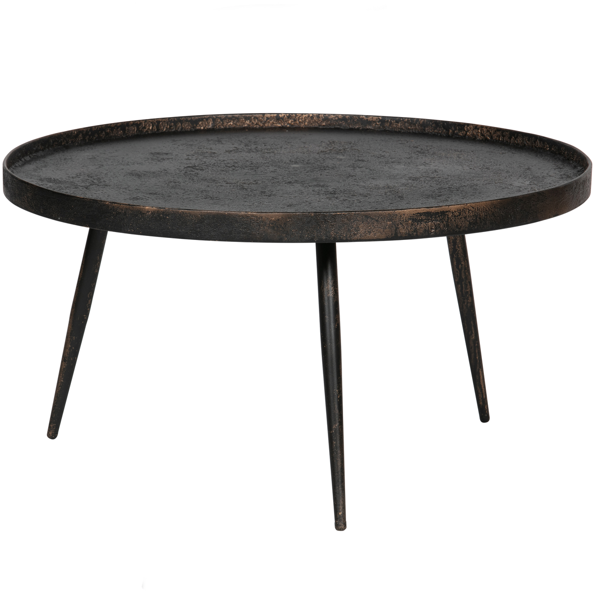 WOOOD bijzettafel XL Bounds - Metaal - Antique Goud - 40x76x76
