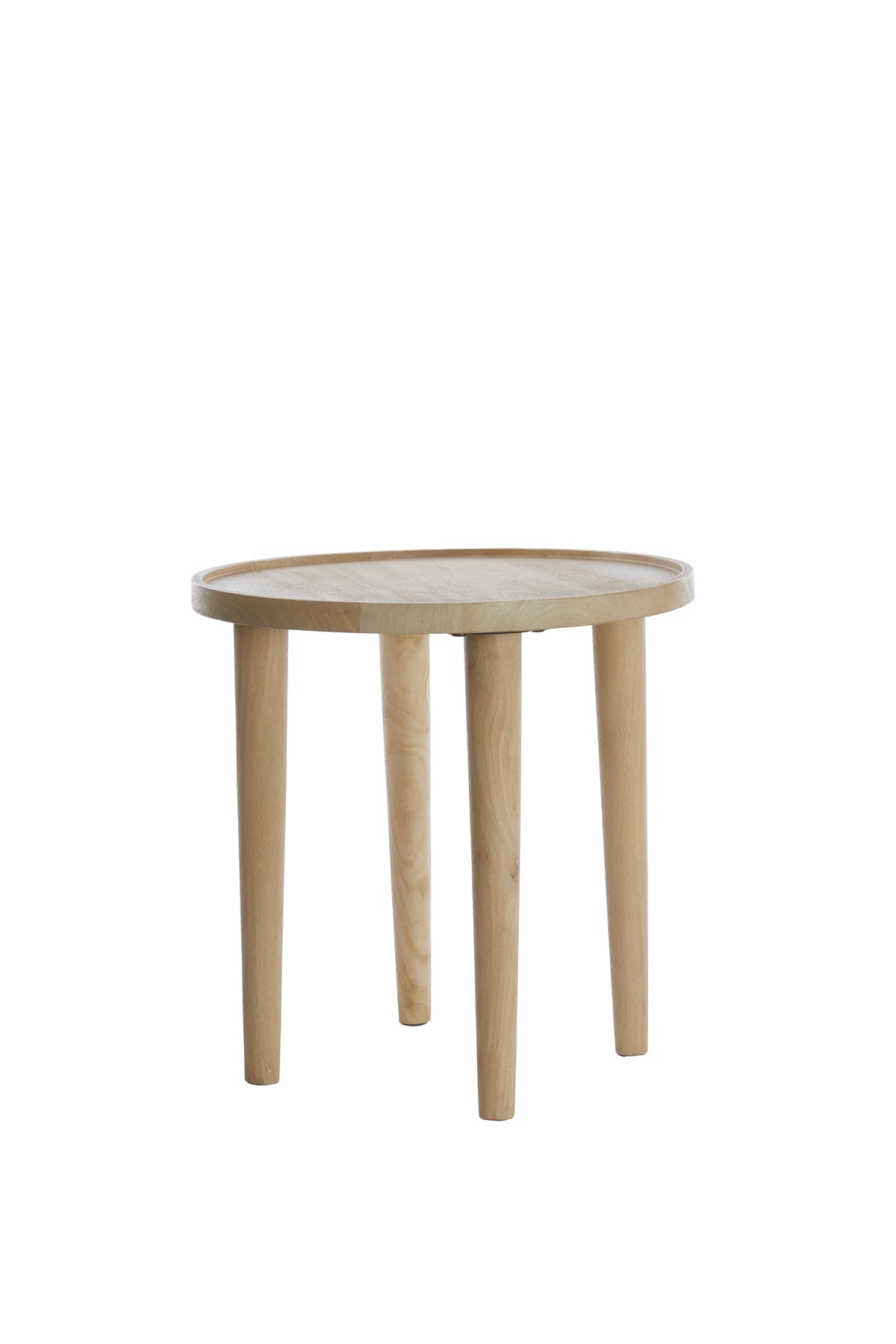 Light & Living bijzettafel QIANO - Ø45x45cm - bruin