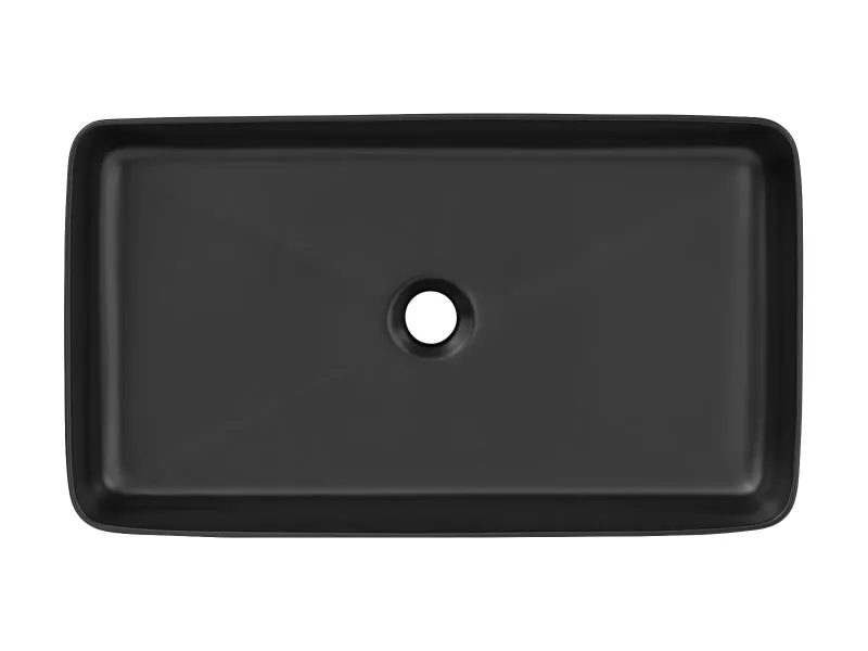 Umywalka nablatowa SLIM 2 E-6275 czarna