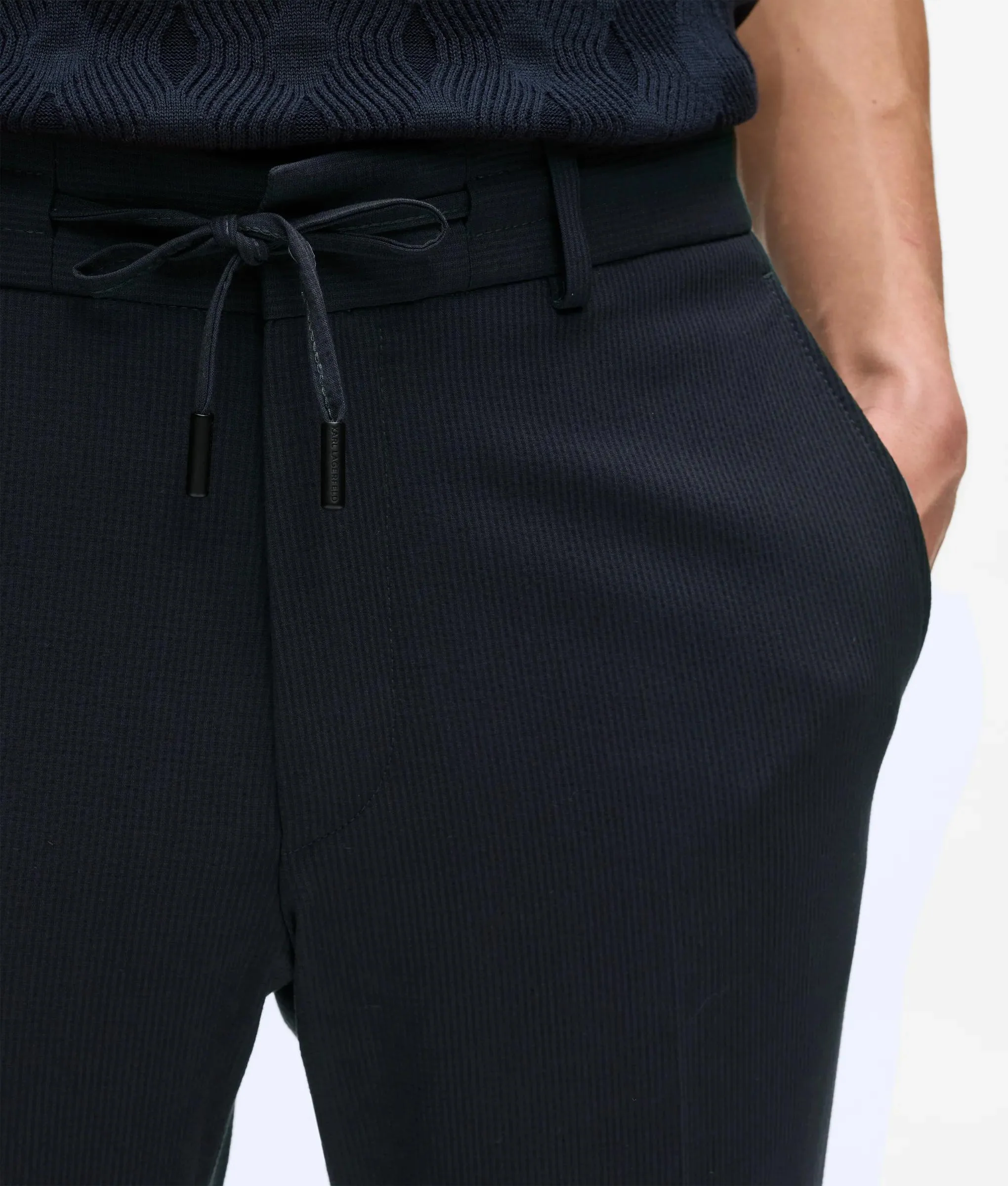 Pantalon à cordon de serrage
