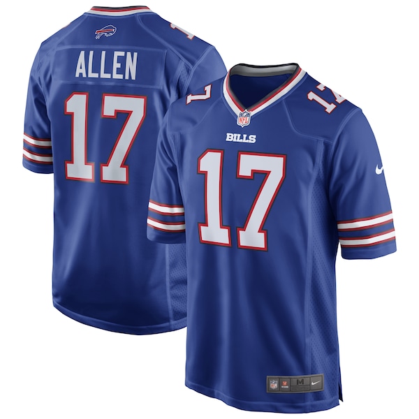Josh Allen Buffalo Bills Nike Team Game Player Jersey - Royal/Red/White