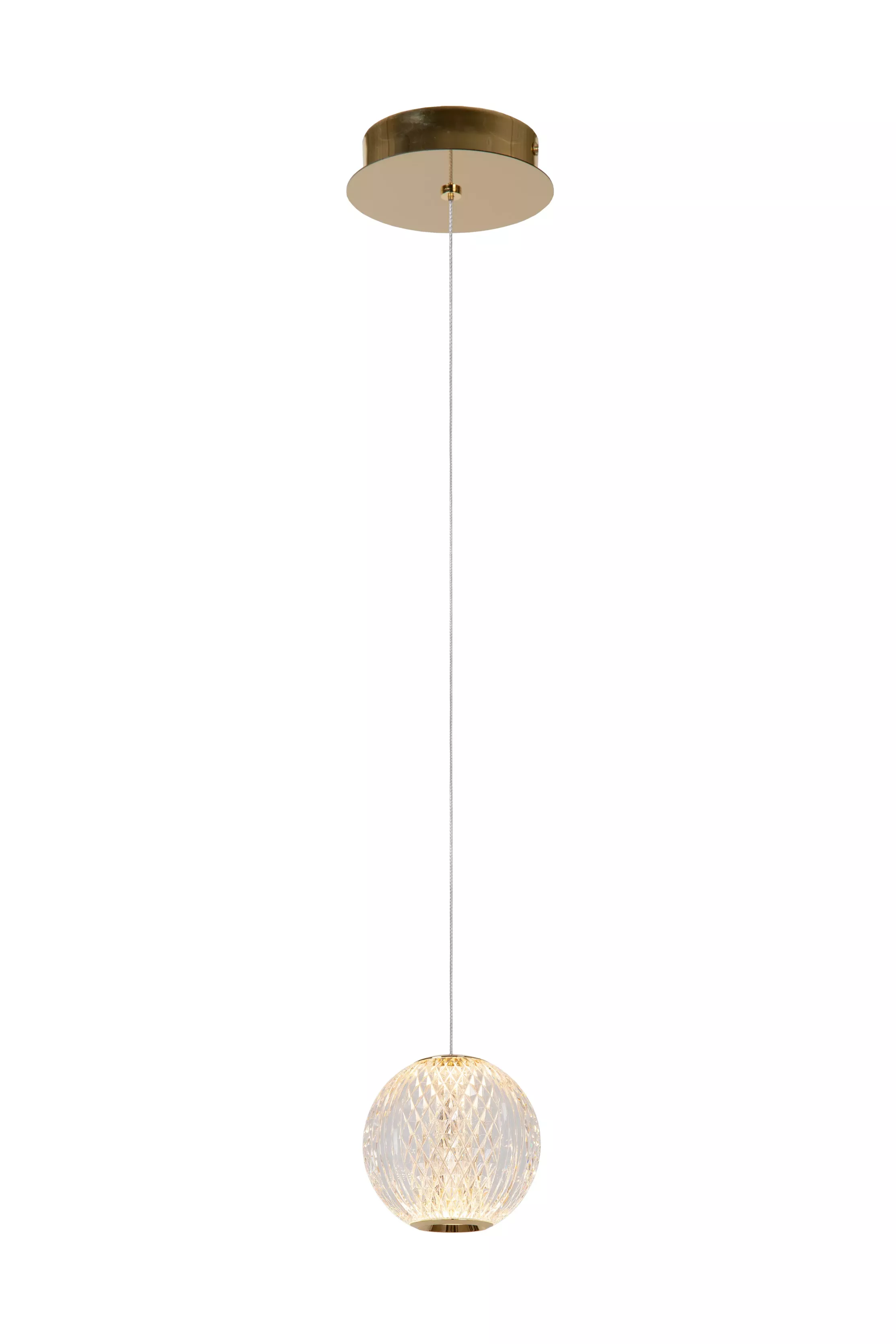 Lampa wisząca CINTRA złoto-odcienie złota LED 1x4.2W 2700K 250lm Lucide