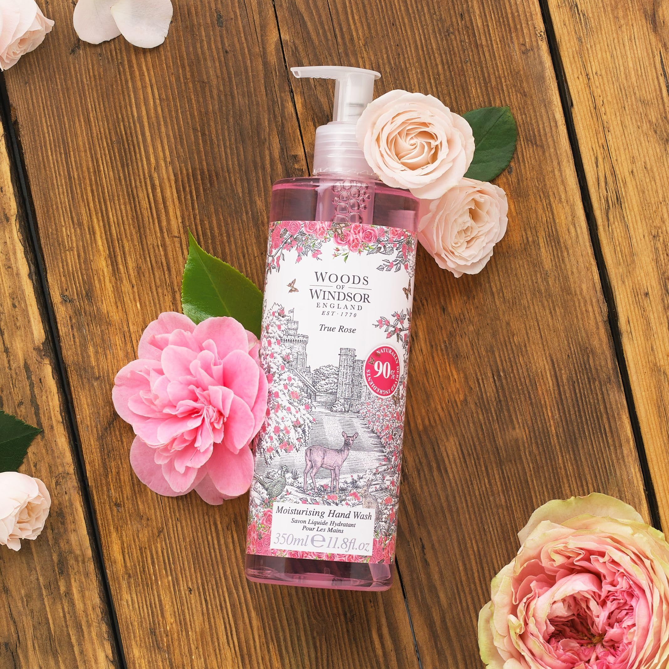 Woods of Windsor True Rose Hand Wash Soap Moisturising 350ml