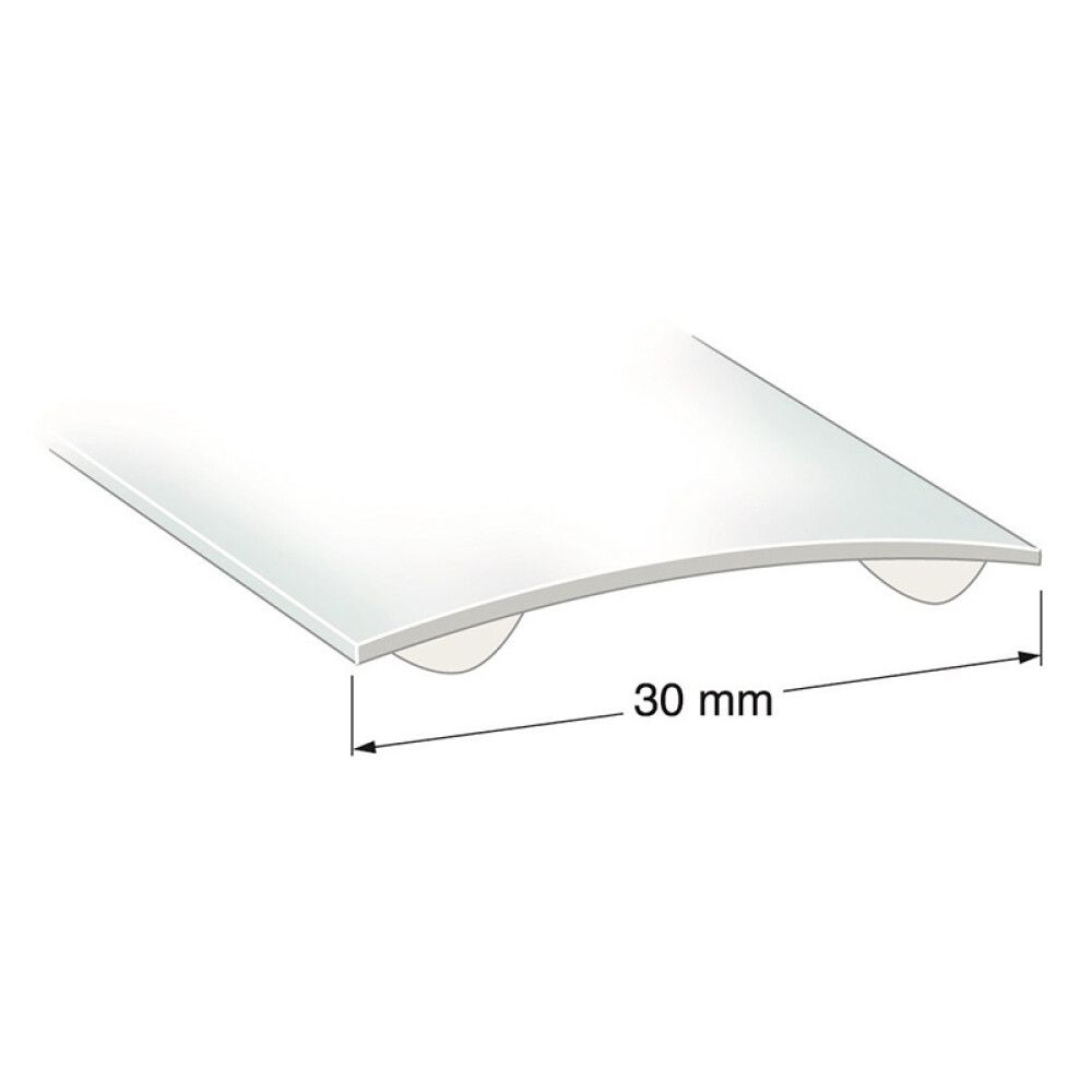 SKJØTELIST LUNDBERGS FIX HVIT 5X30X2000MM