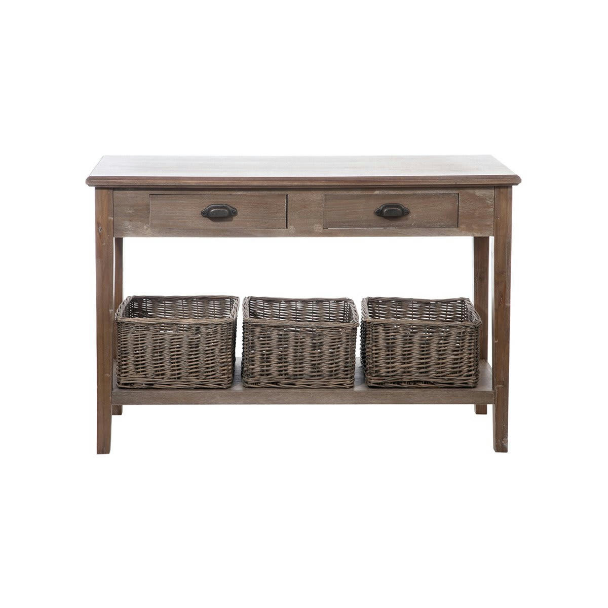 SOLTAR - Console en bois style rustique