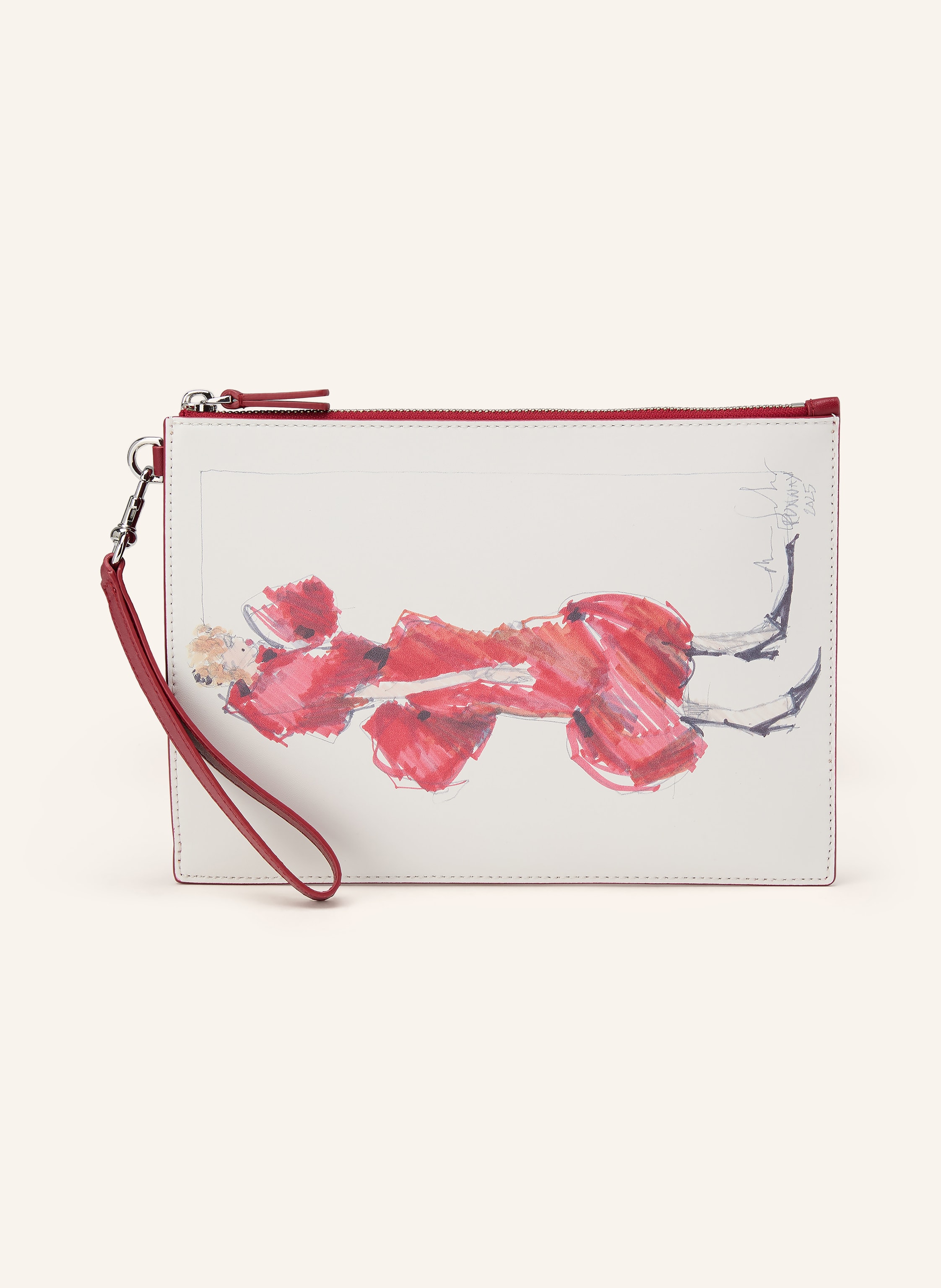 MARC JACOBS Pouch THE RUNWAY ILLUSTRATION WRISTLET