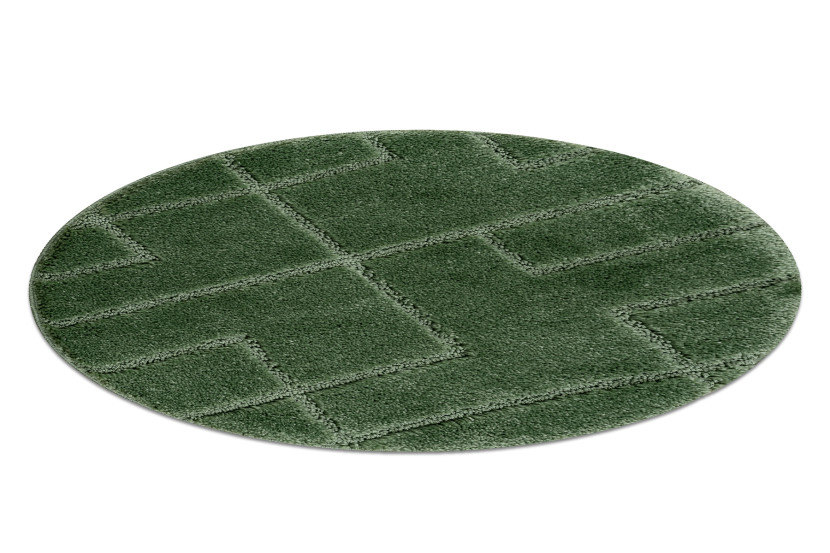 Dywan łazienkowy SUPREME LINES linie, antypoślizgowy, miękki koło 50 cm