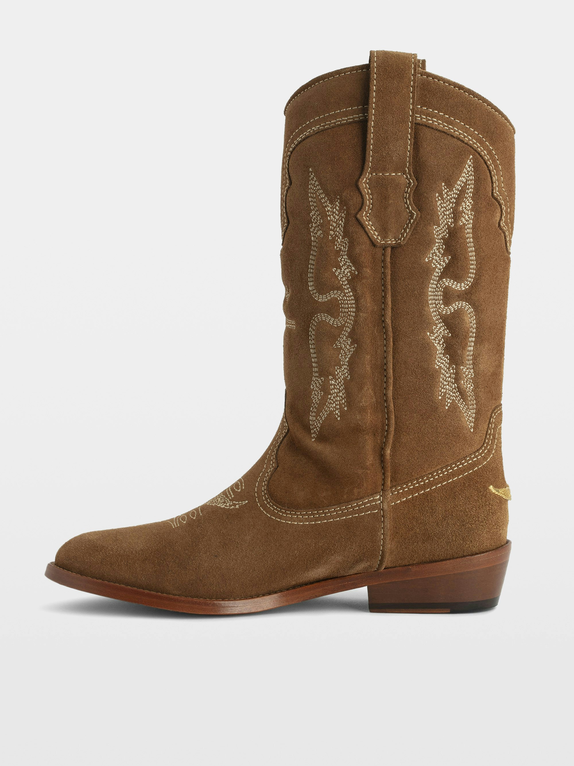 Bottes Tex Western Suède