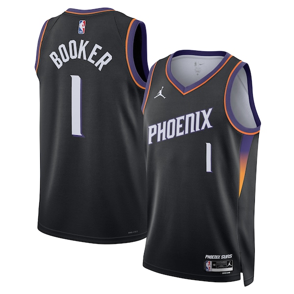 Devin Booker Phoenix Suns Jordan Brand Unisex  Swingman Jersey - Statement Edition - Black