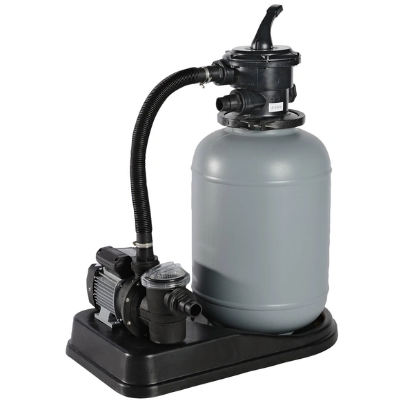 Rundpool, weiß, ØxH: 500 x 150 cm