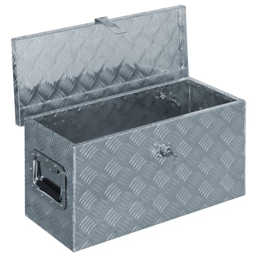 NNEVL Aluminium Box 61.5x26.5x30 cm Silver