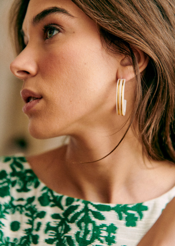Alix Hoops earrings