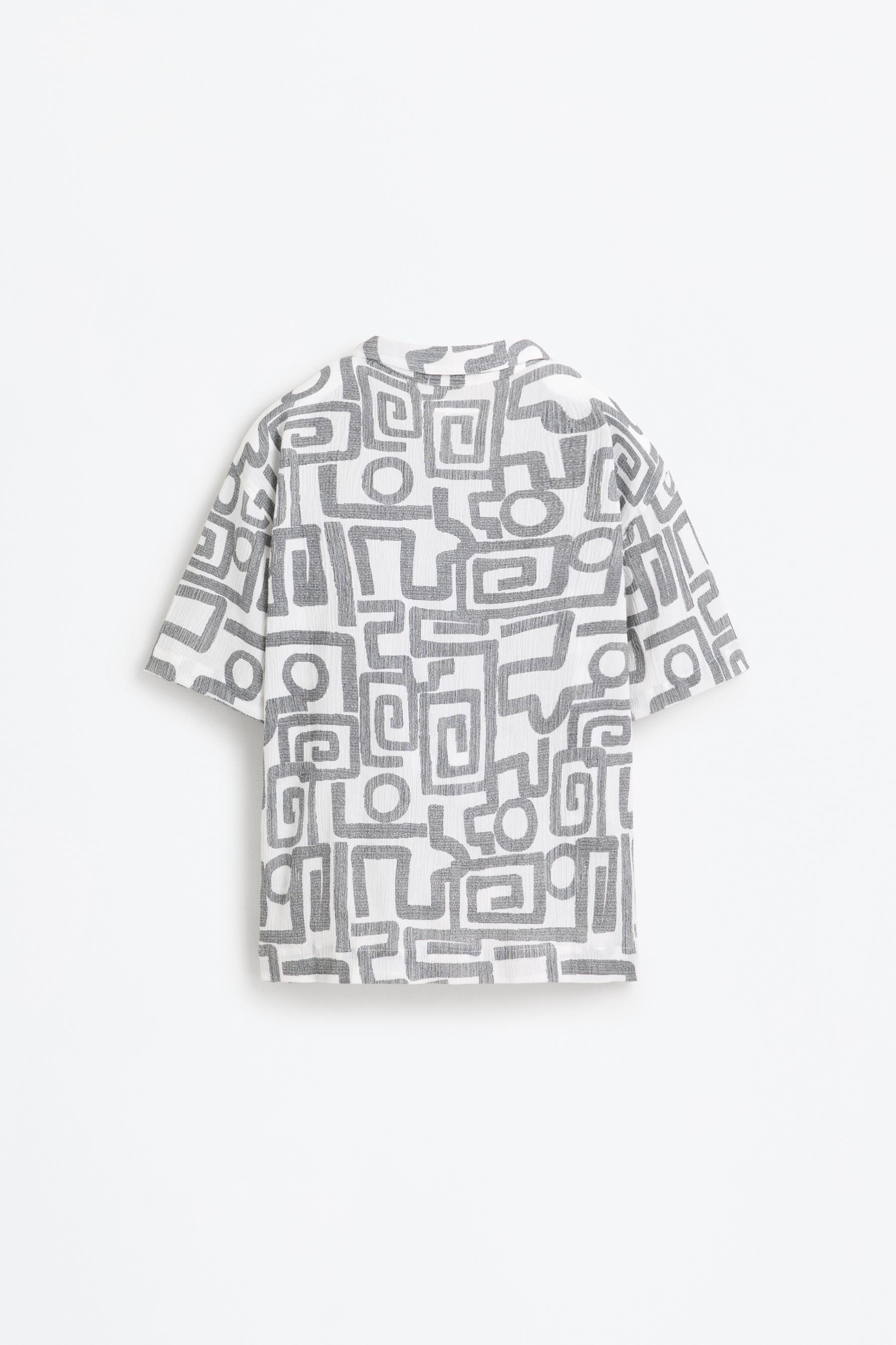 Camisa resort estampada