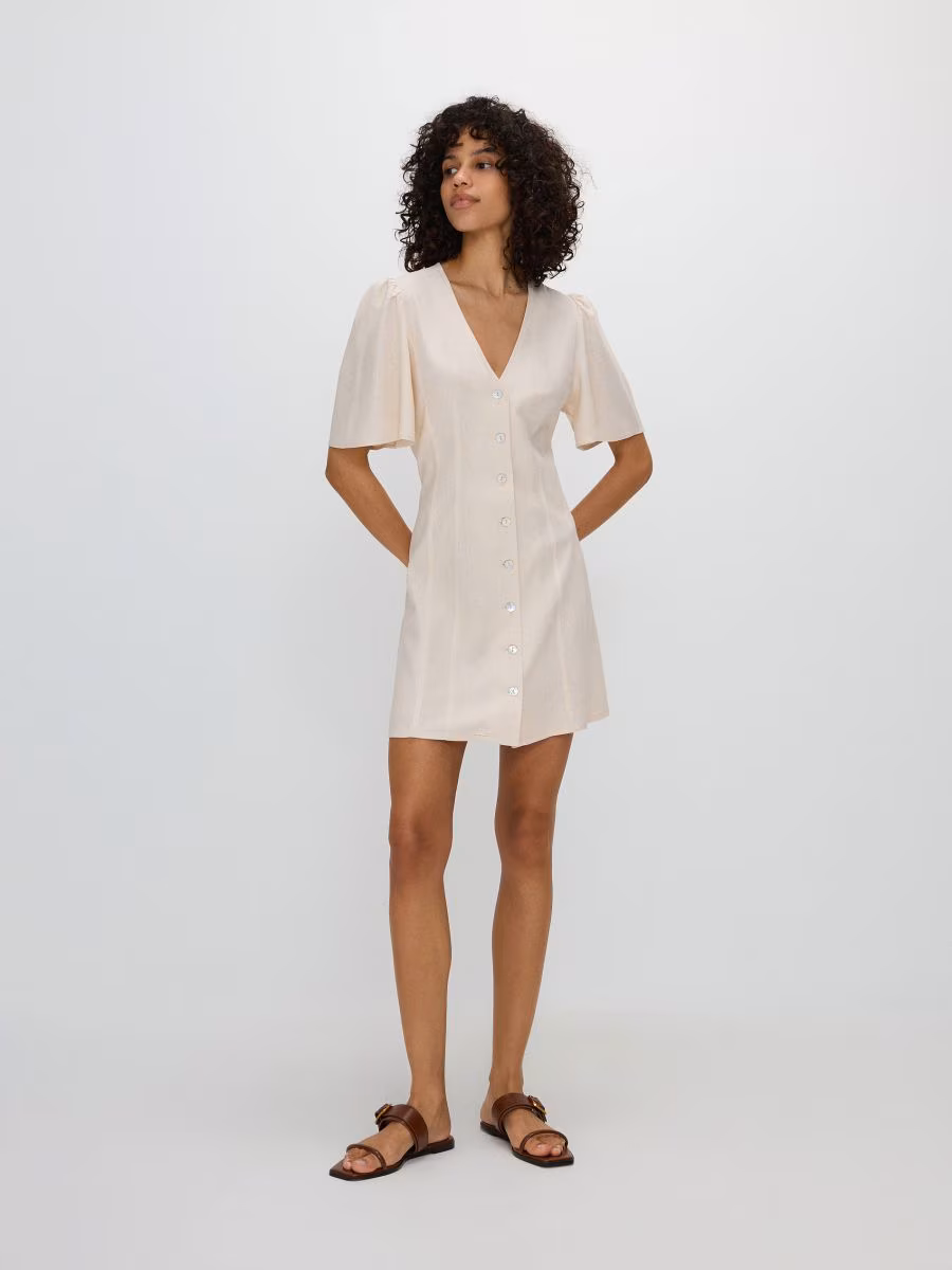 Viscose Blend Mini Dress