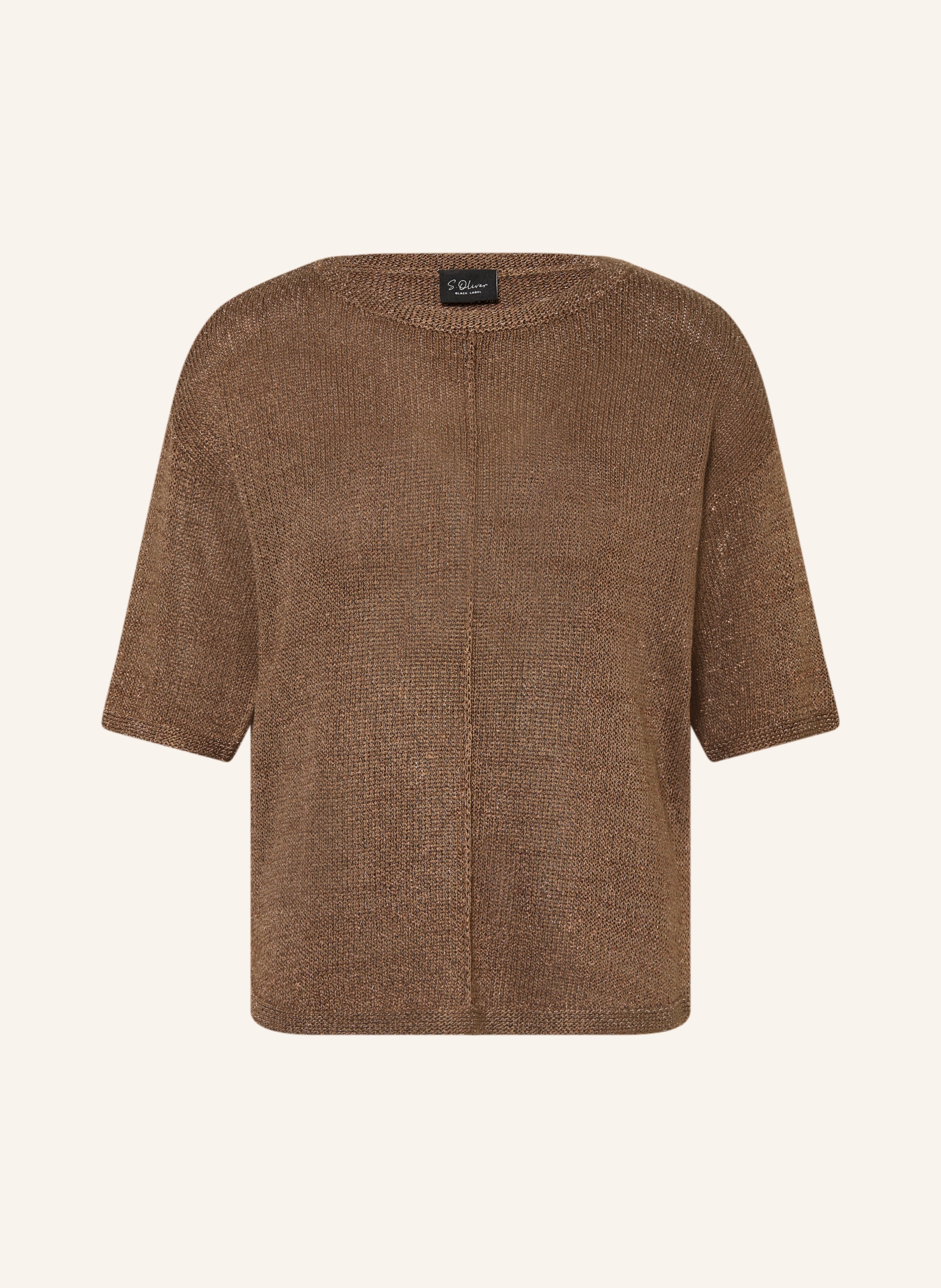 s.Oliver BLACK LABEL Strickshirt mit Glitzergarn