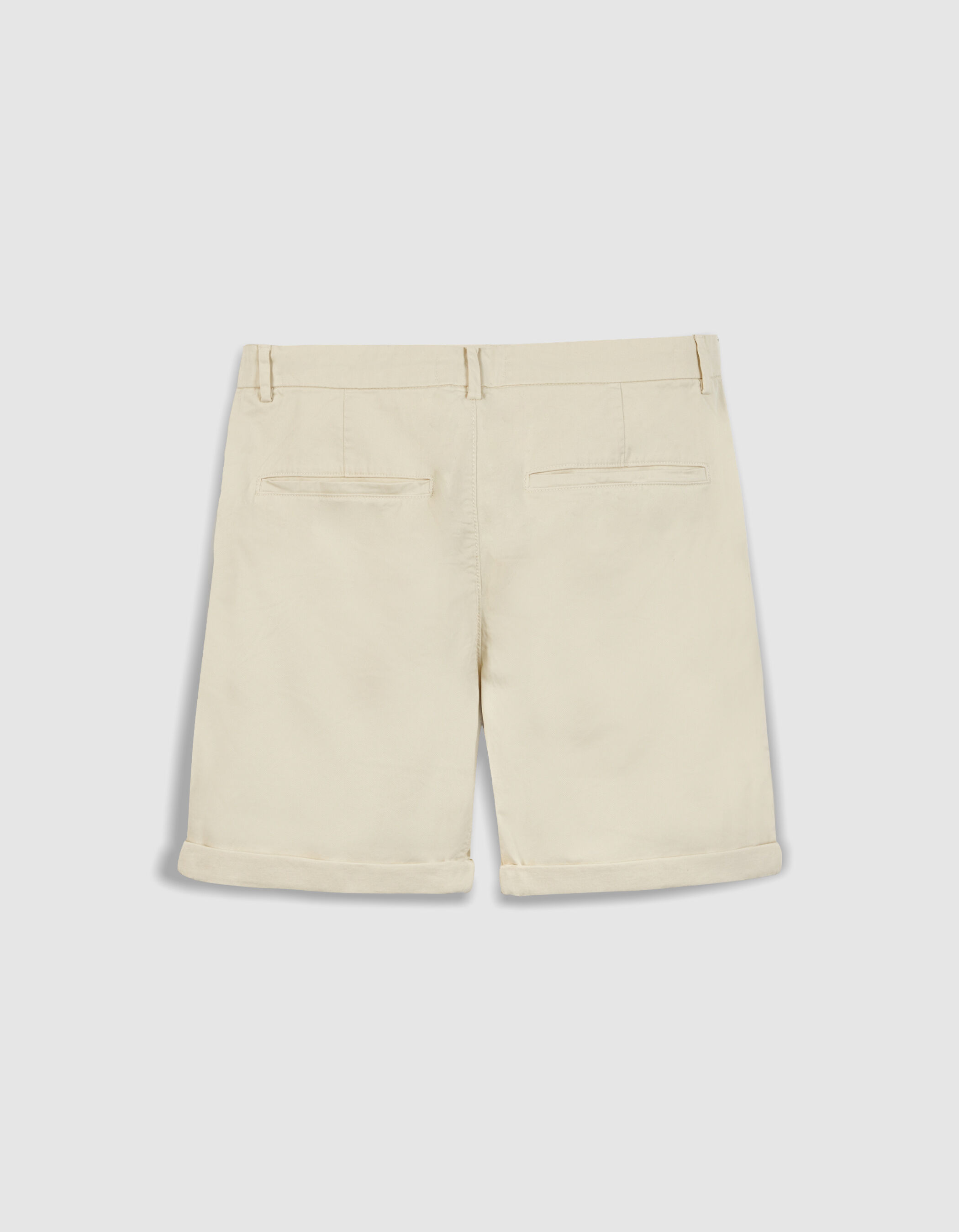 Bermuda chino bleu Homme