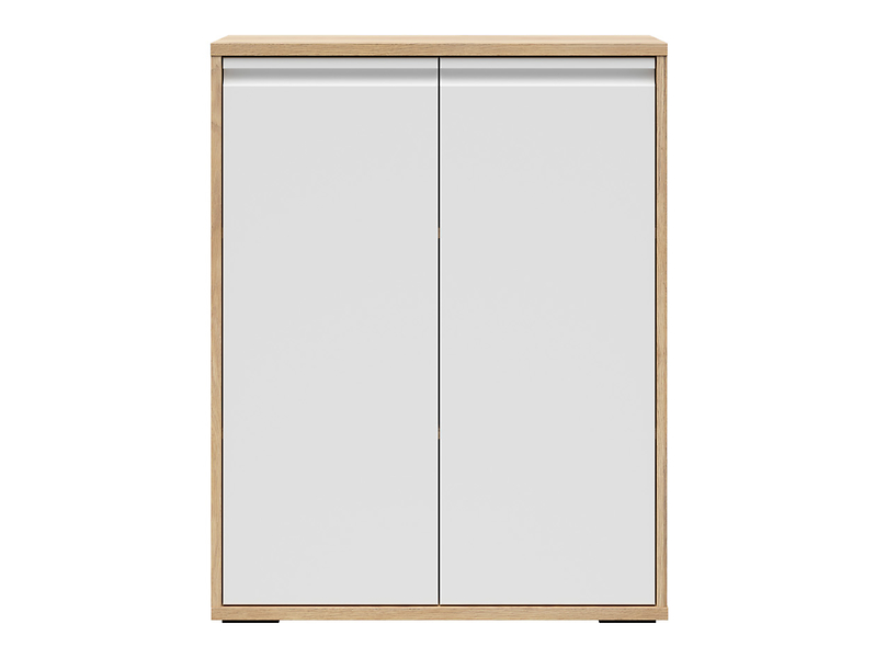 Szafka Reserve 80 cm z 2 drzwiami dąb mauvella/biały