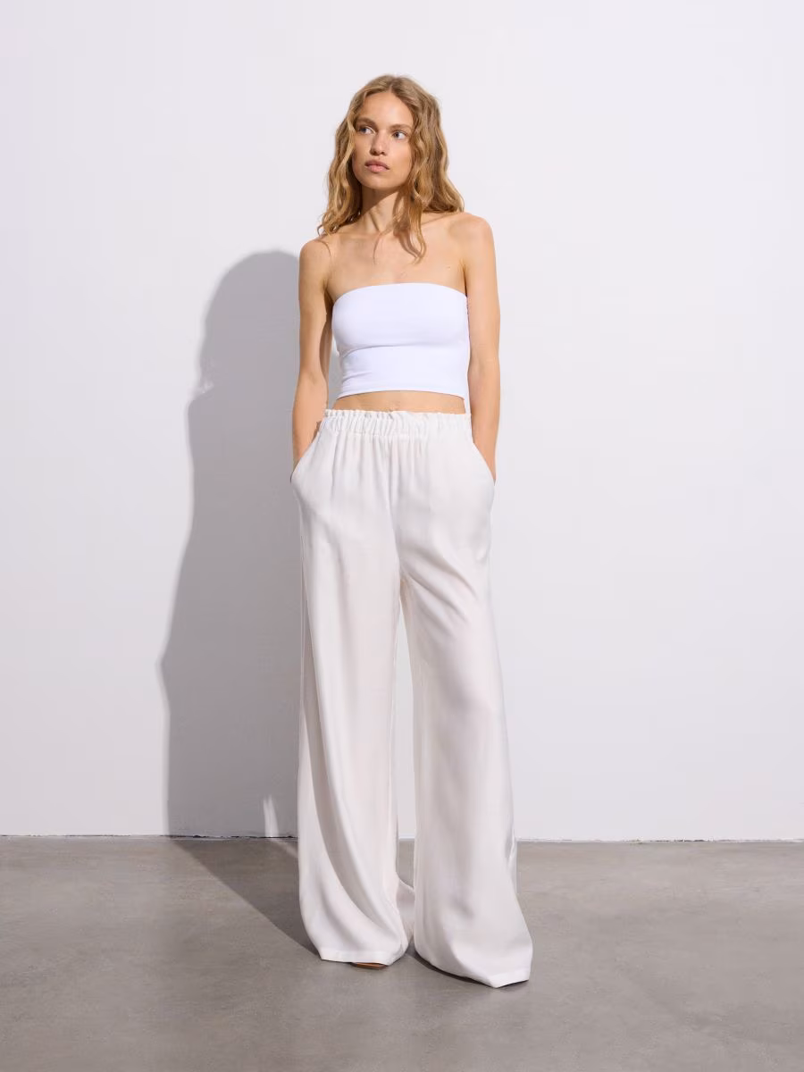 Lyocell Blend Trousers