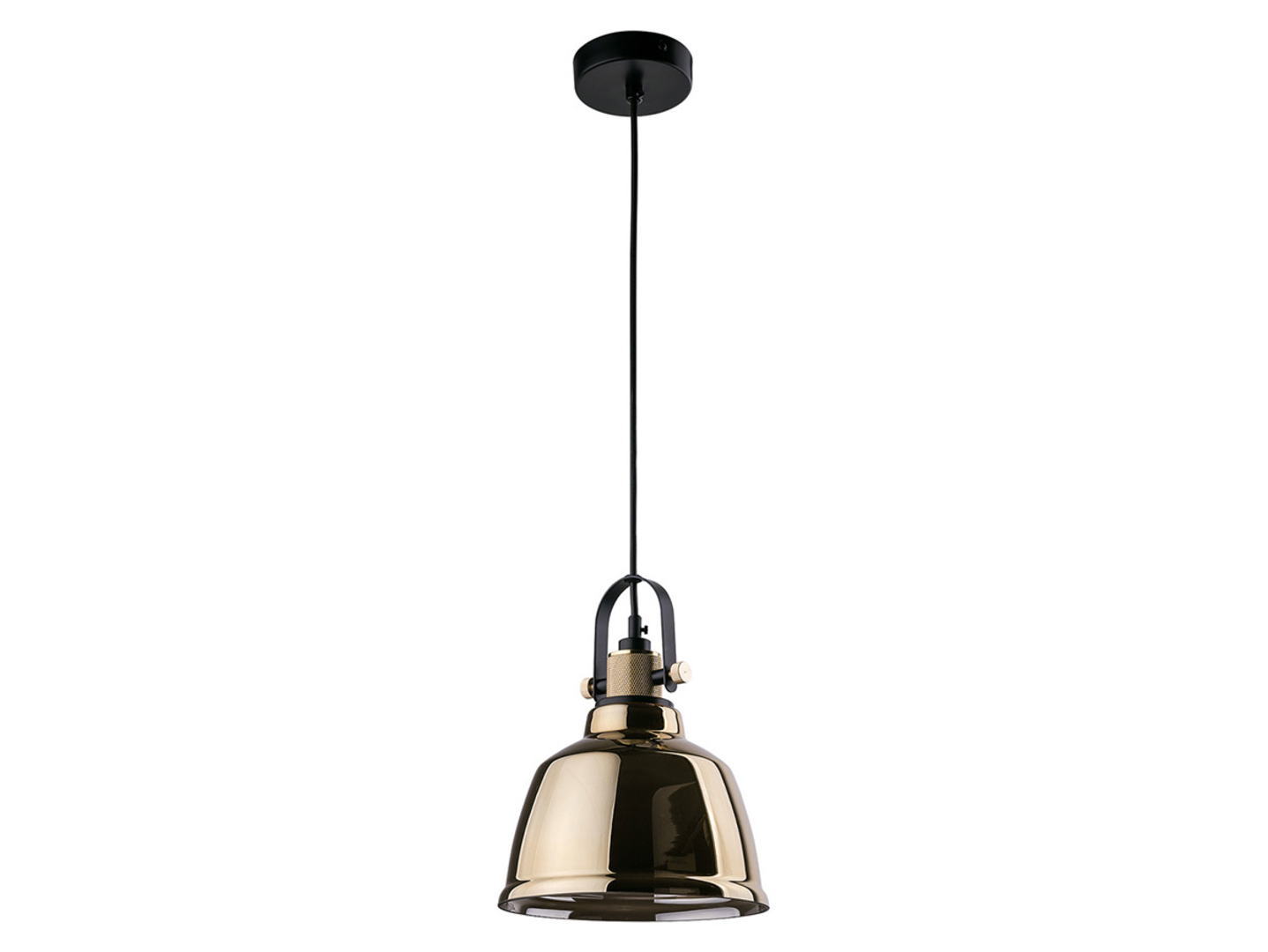 Lampa wisząca Amalfi szklana złota