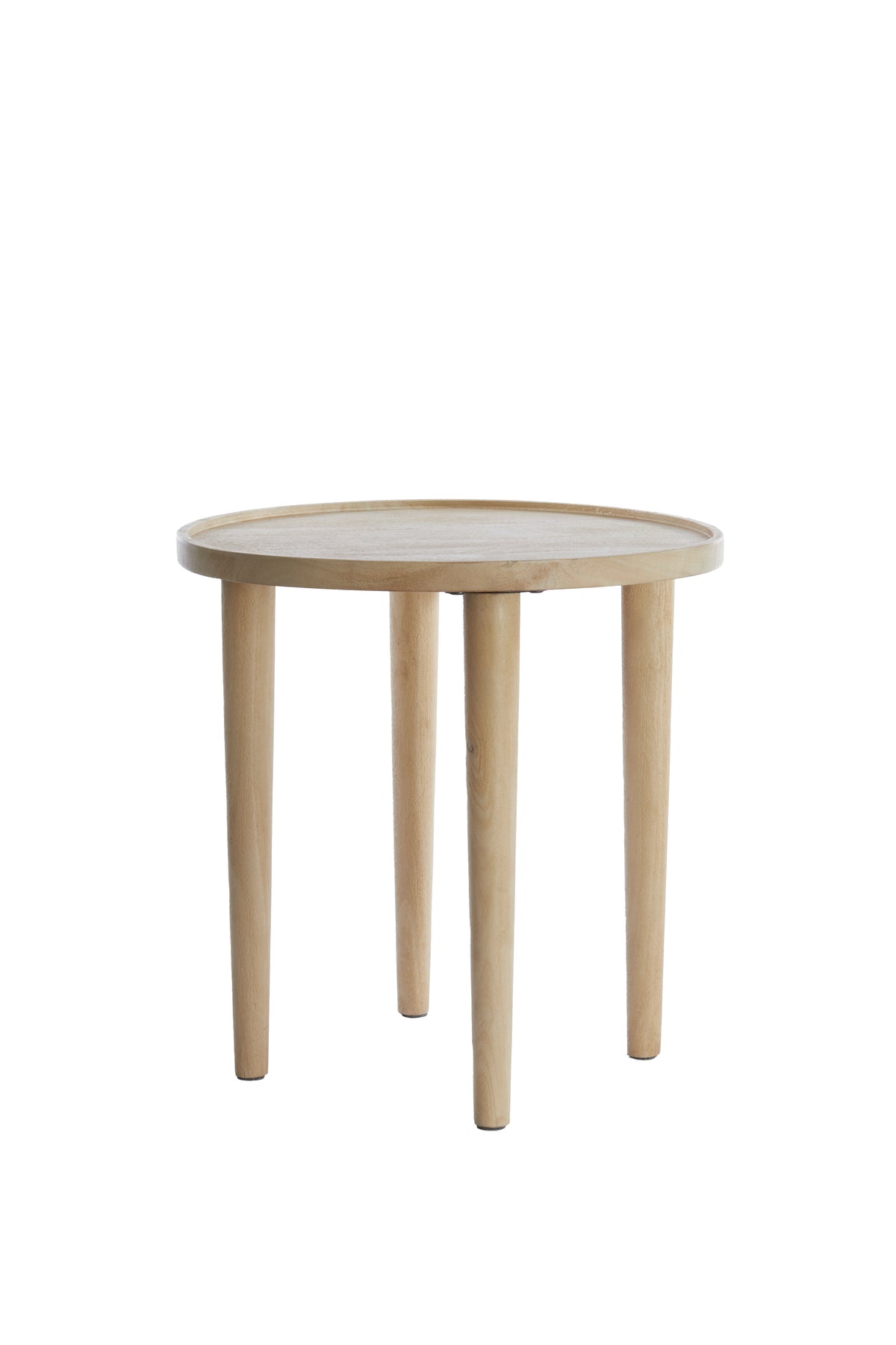 Light & Living bijzettafel QIANO - Ø49x49cm - bruin