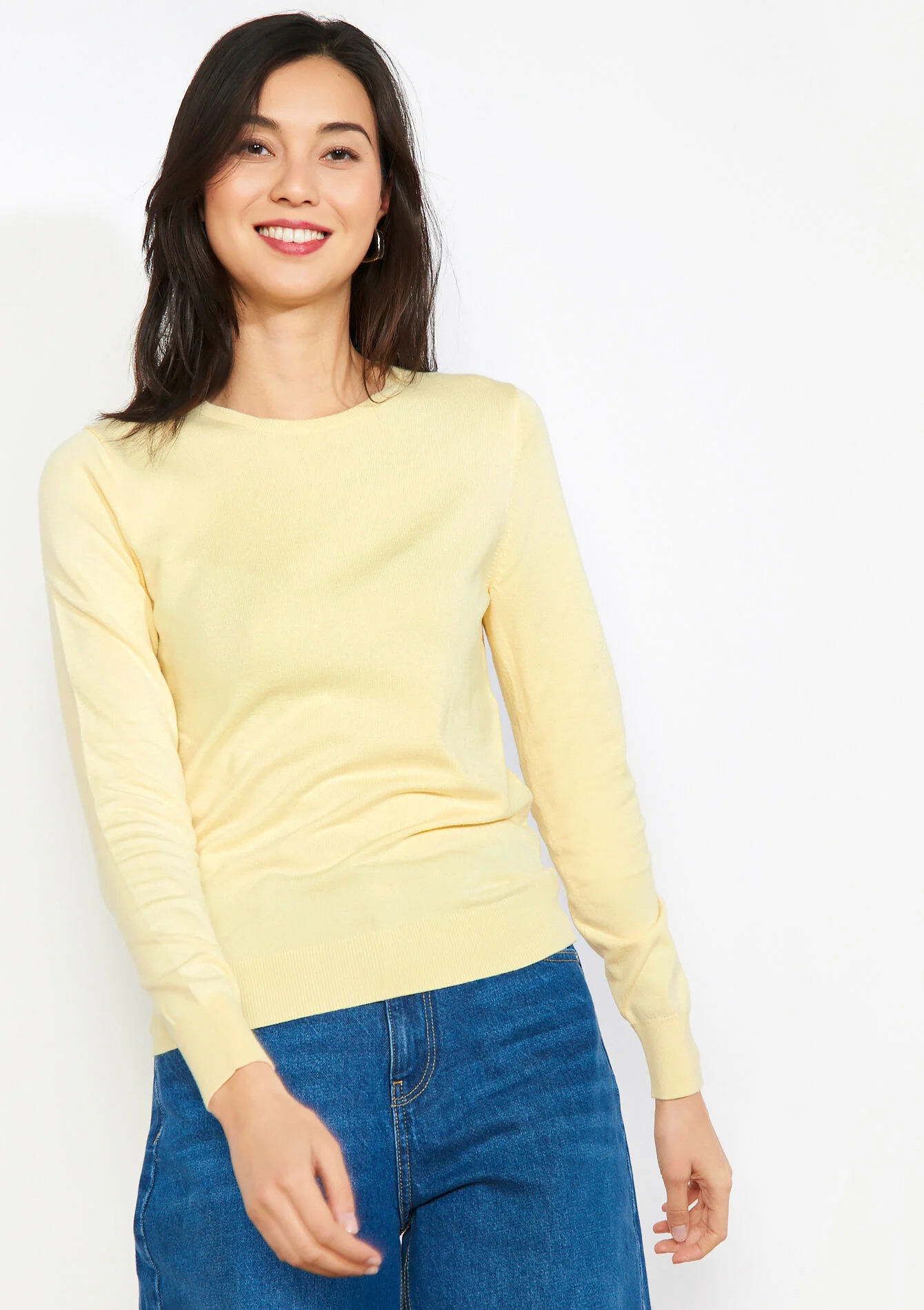 Fijne ronde hals trui