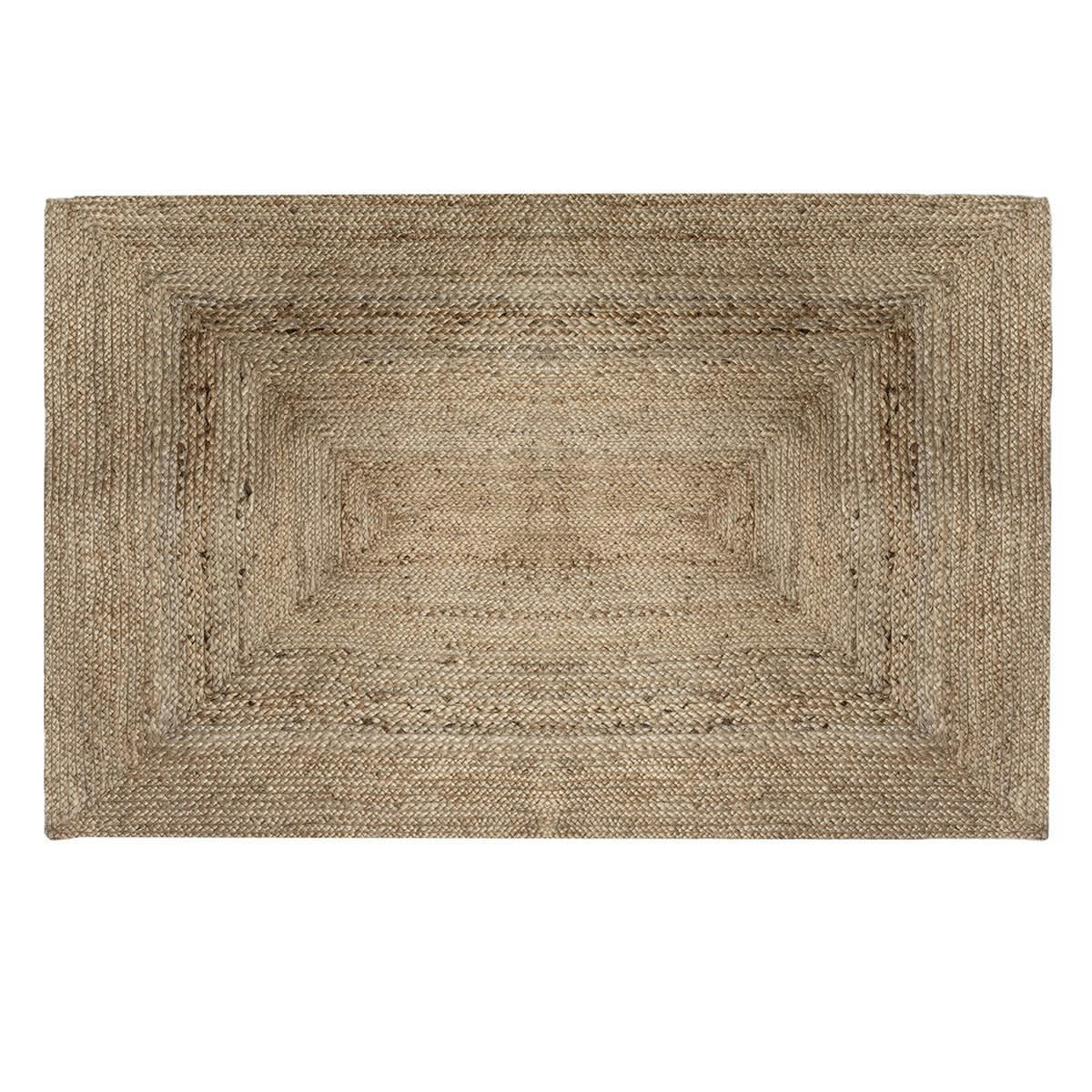 - Tapis rectangle naturel en jute 120x170cm