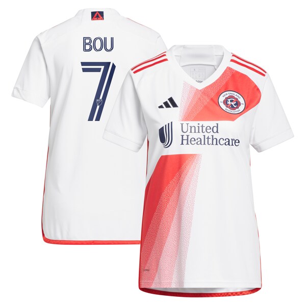 Gustavo Bou New England Revolution adidas Women's 2024 Defiance Replica Jersey - White