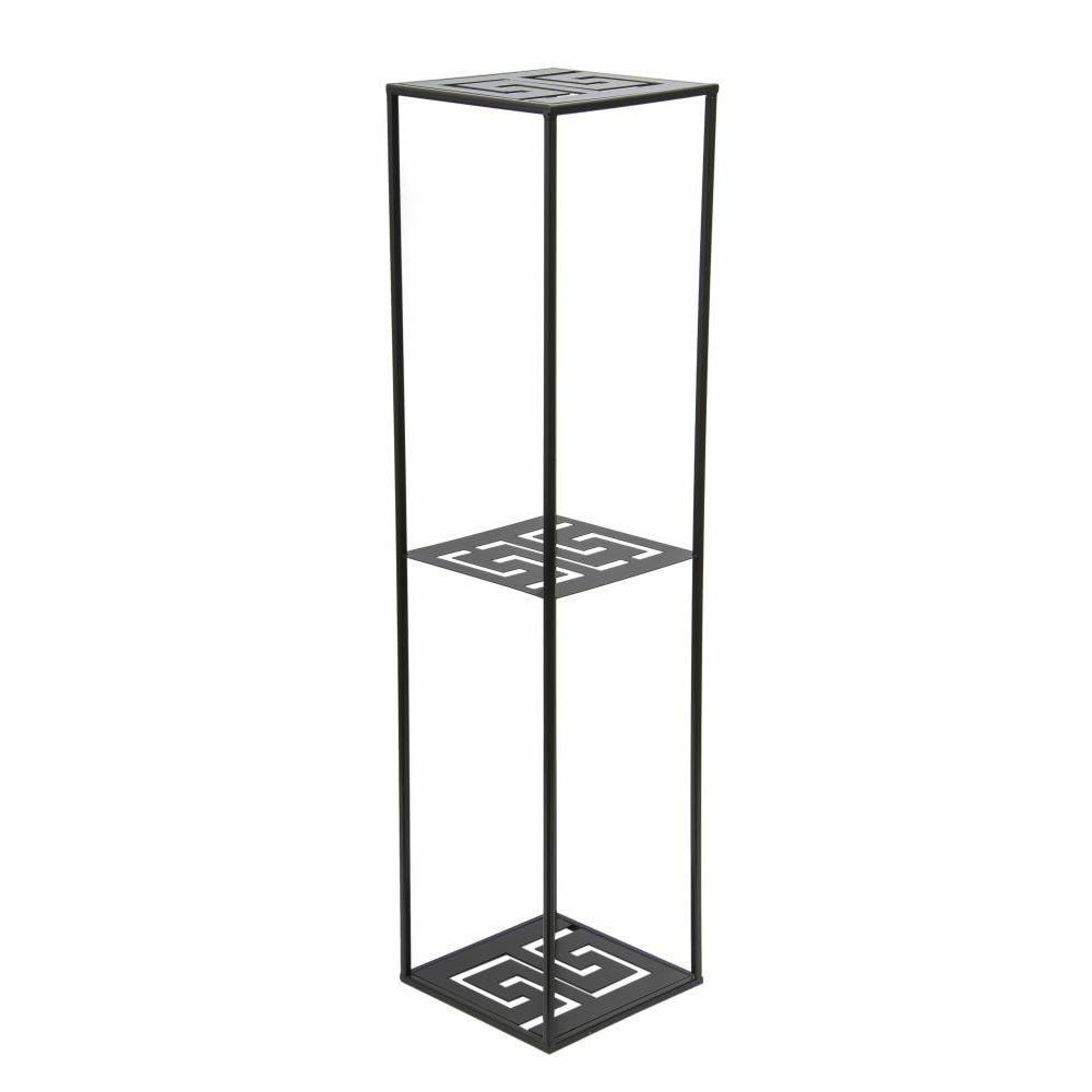 Nowoczesny stojący kwietnik 100 cm czarny LOFT