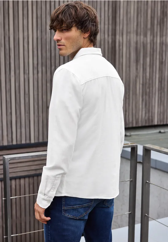 Hemd mit Piqué Struktur