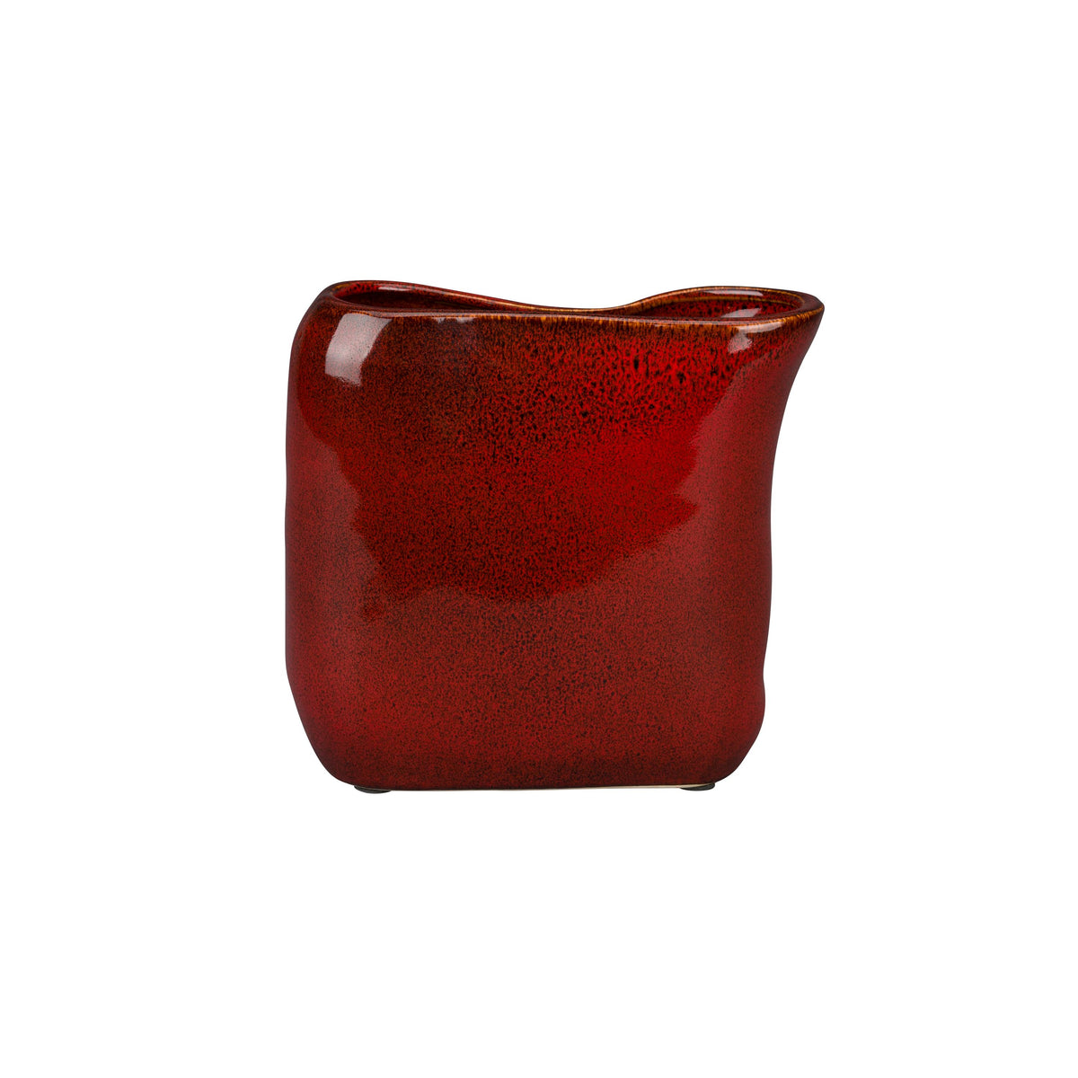 Dutchbone Edna Vaas 18 cm Rood