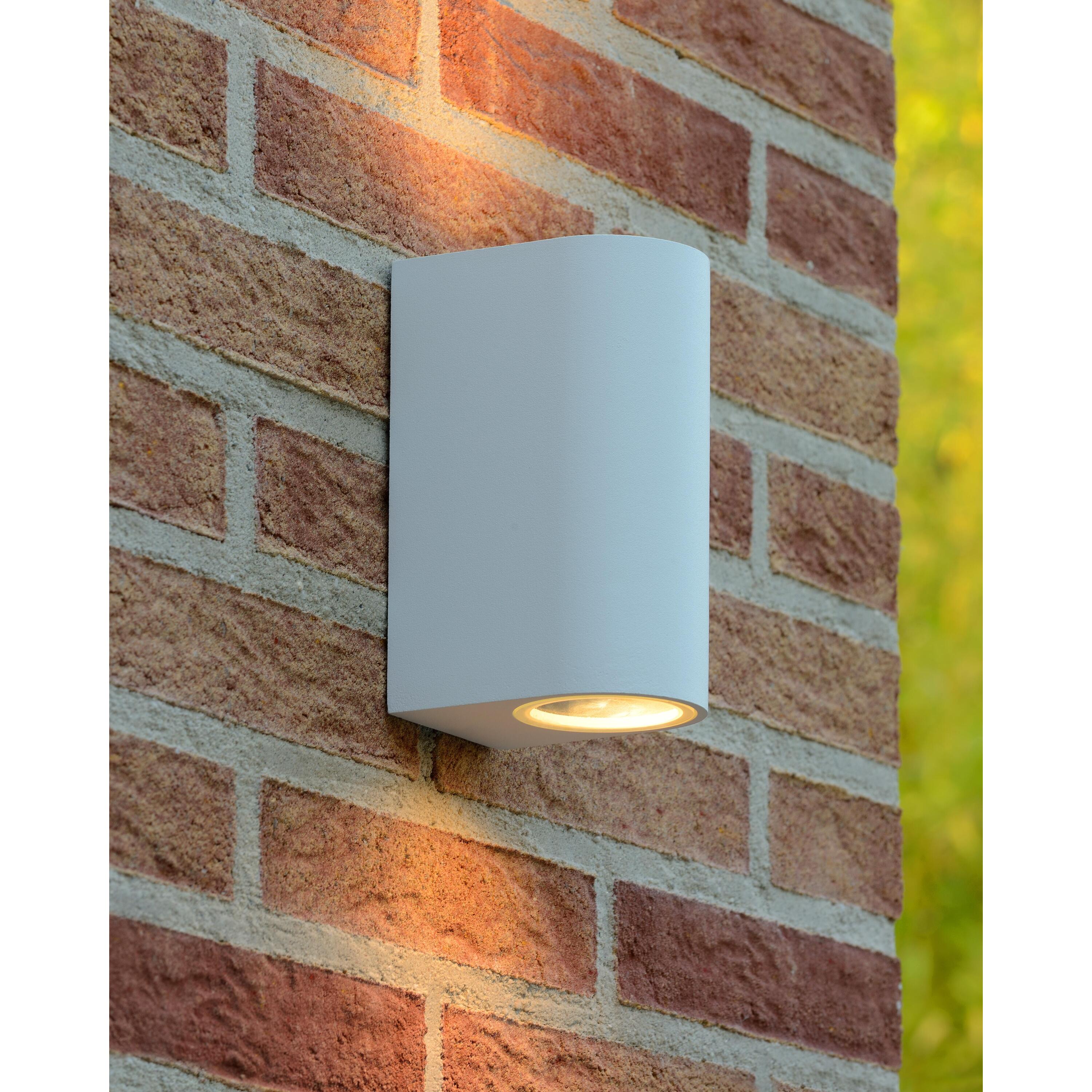 Zaro 1 wandlamp buiten IP44 rond zwart