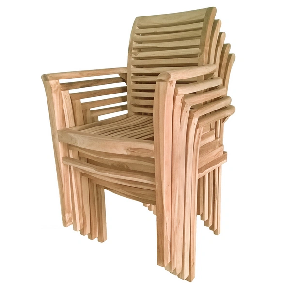 Tischgruppe »JAVA«, 3-tlg., Braun, Holz