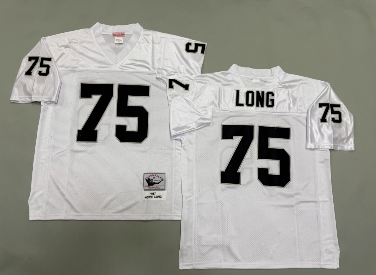 Howie Long Las Vegas Raiders Authentic Throwback Retired Player Jersey