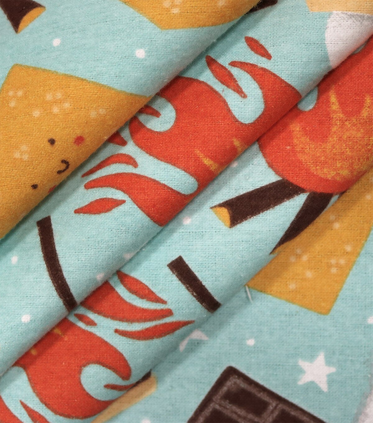 Camp Smore Super Snuggle Flannel Fabric