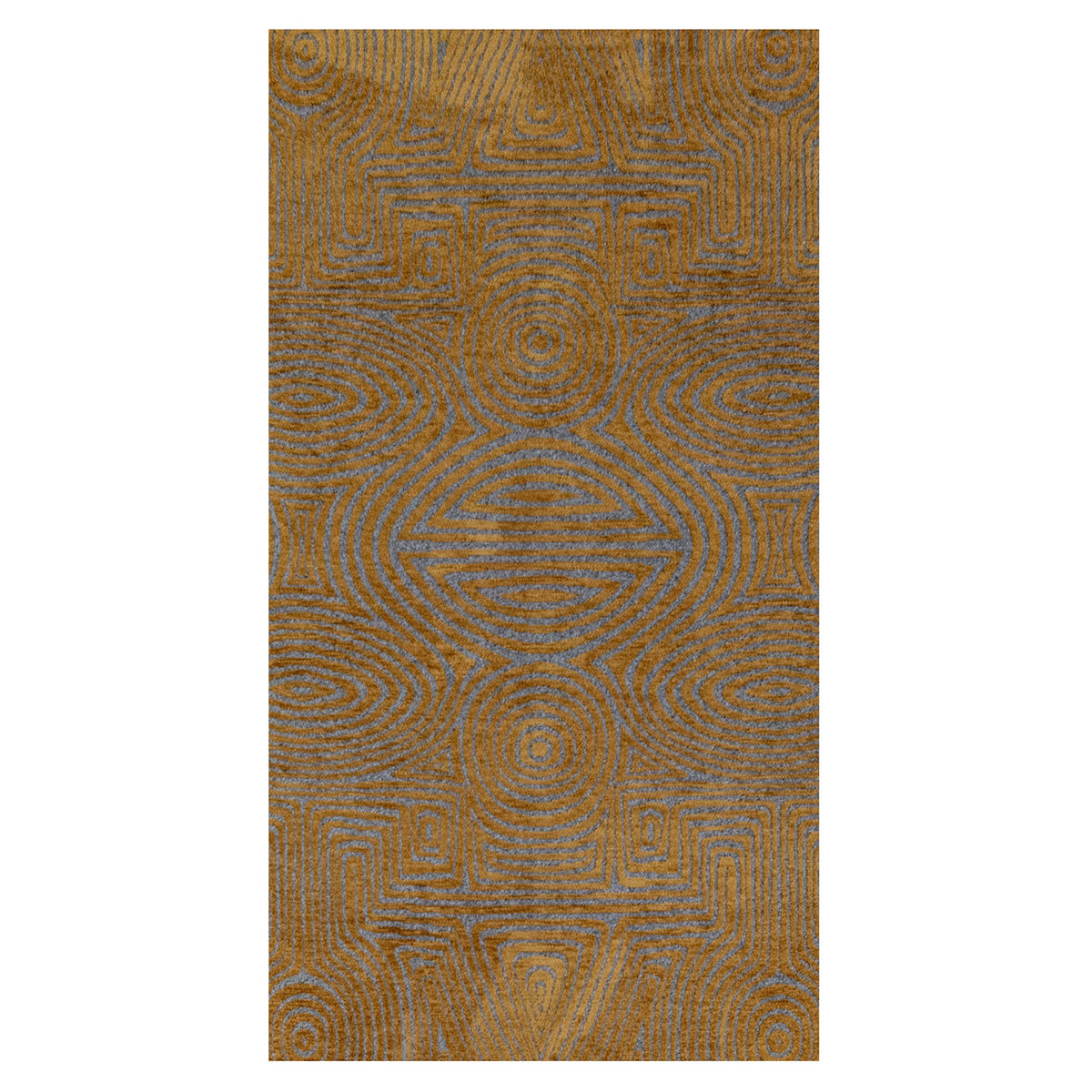 Lola&Moi vloerkleed Gold Stone - goud - 80x150cm