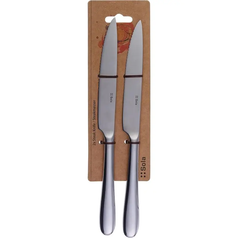 Steakmesser 2er-Set Basic Alpha