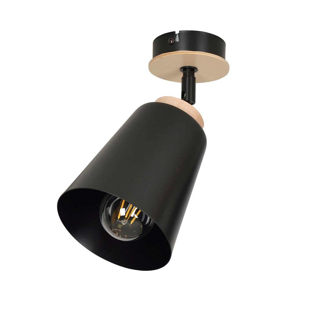 Reflektor Sufitowy Regulowany Atlas 1 Black