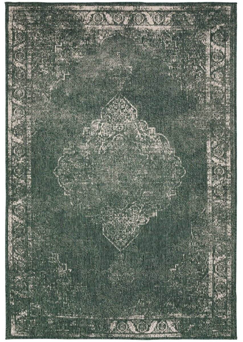Buiten vloerkleed sage - Groen - dubbelzijdig - EVA Interior