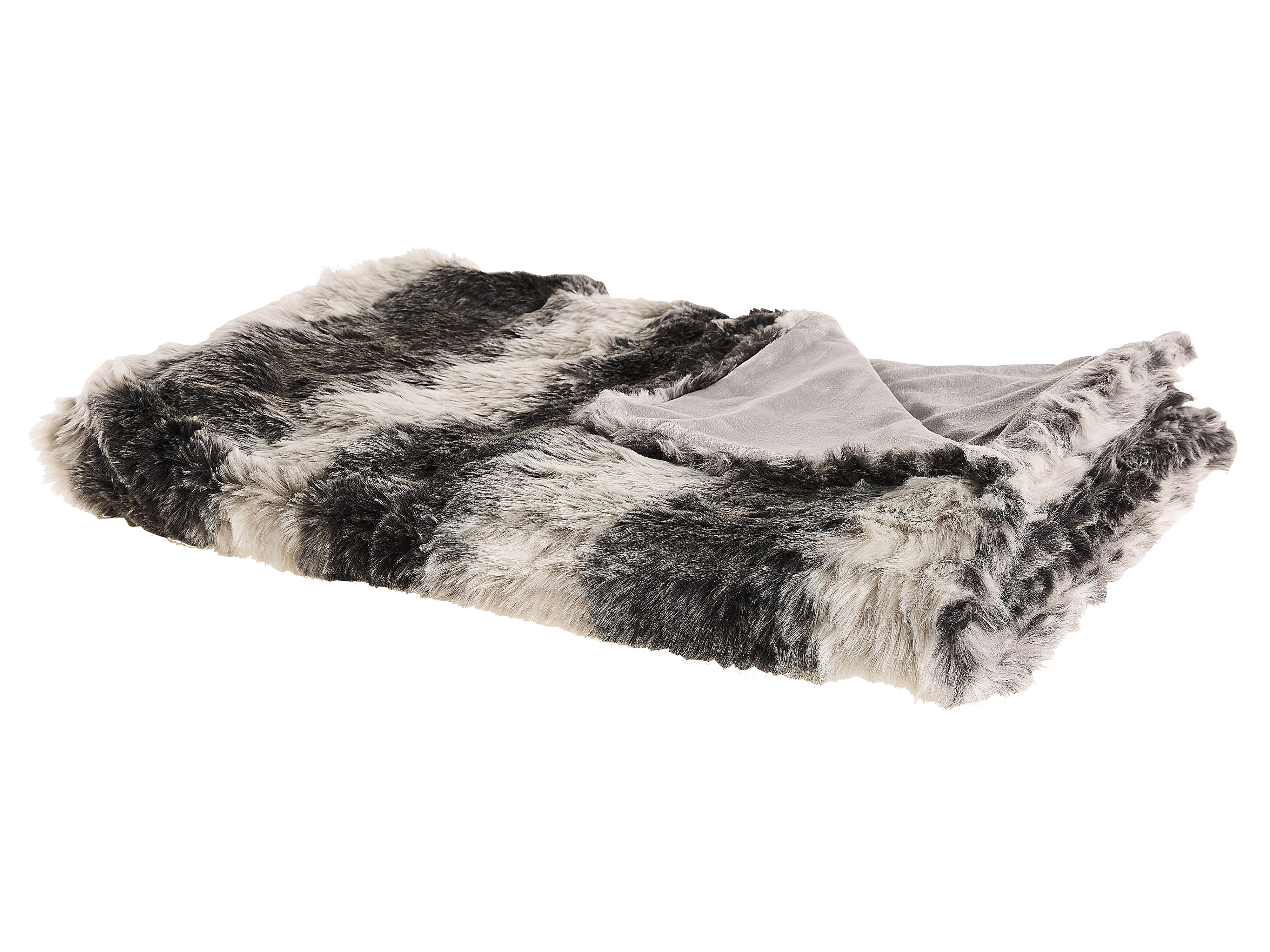 Blanket TAZA Fabric 150 x 200 cm Grey