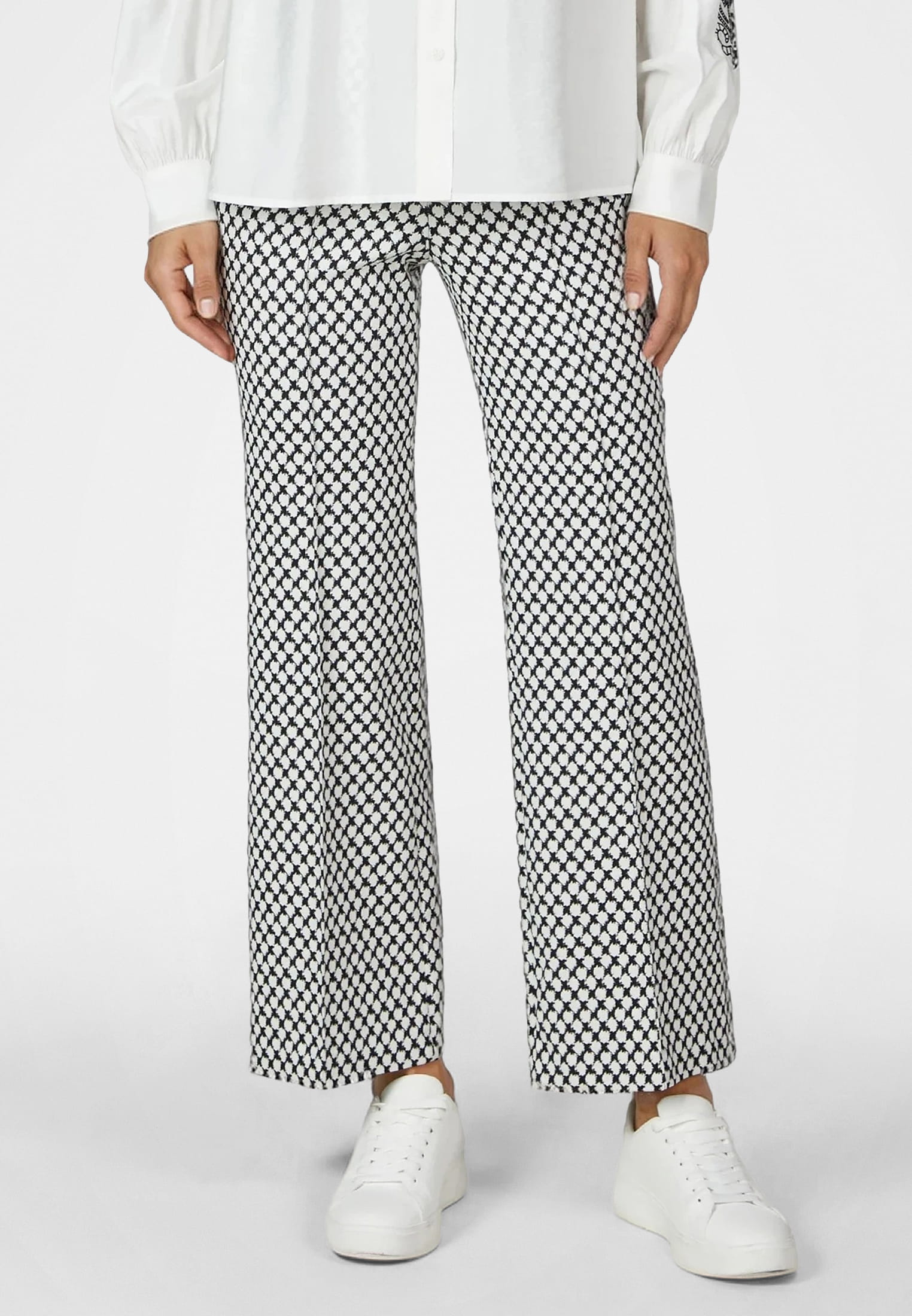 Hose aus gemustertem Jacquard
