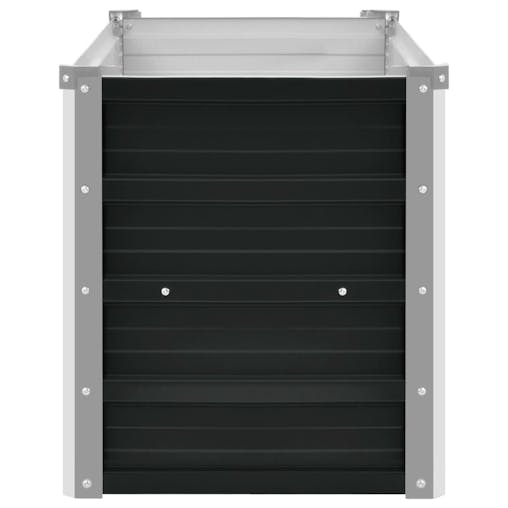 NNEVL Garden Raised Bed Anthracite 160x40x45 cm Galvanised Steel