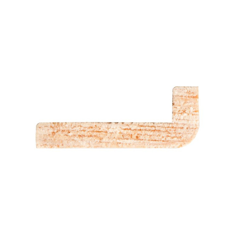 Cornière d'angle en pin 270 x 3,3 x 1,2 cm