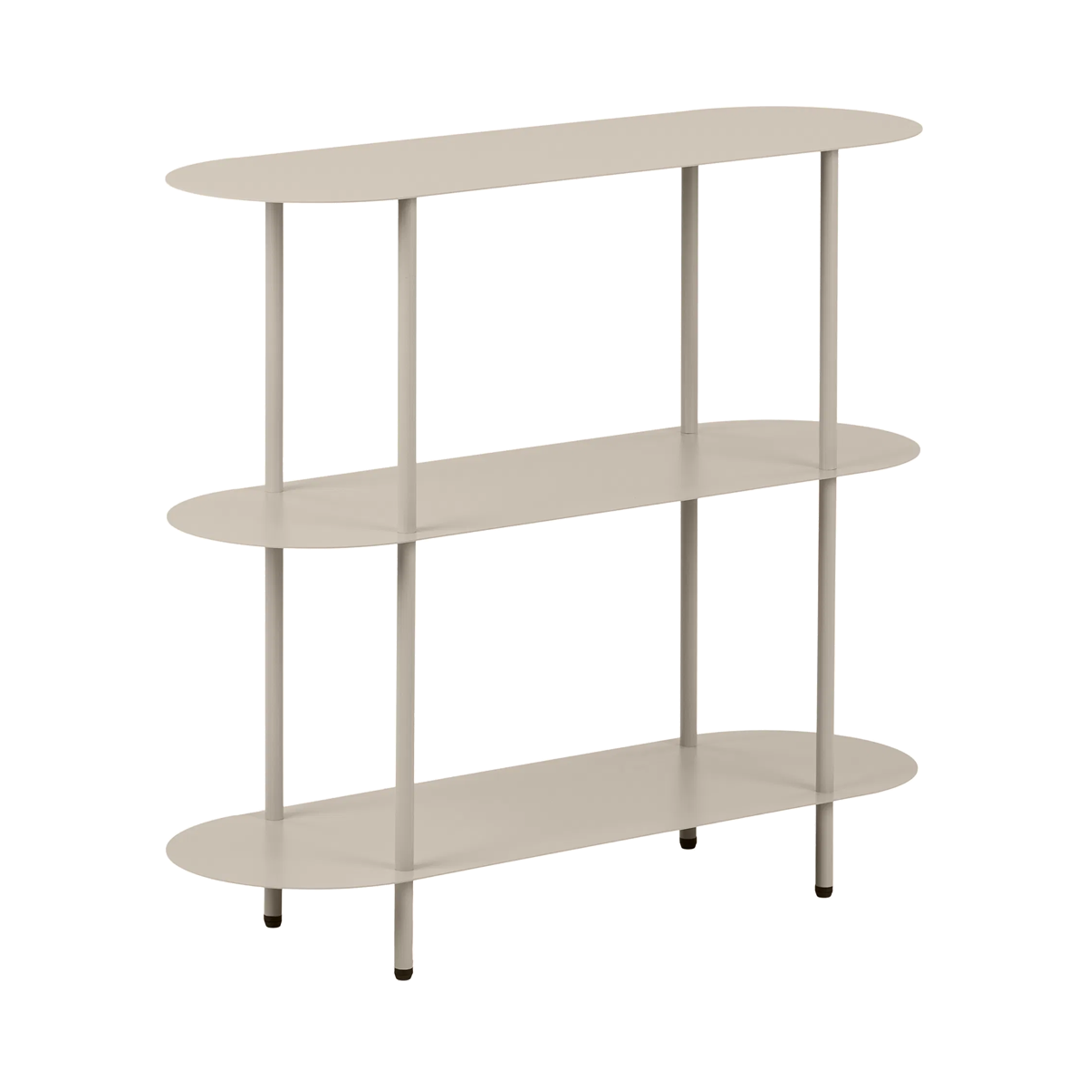 Artichok Riana metalen boekenkast beige - 90 x 81 cm