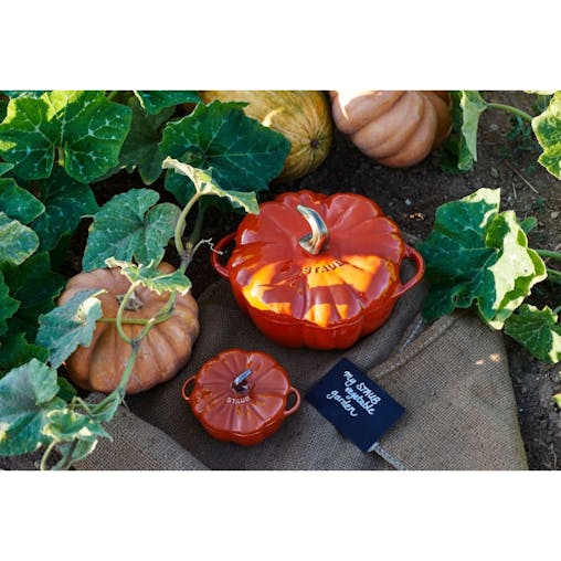 Staub Enamelled Cast Iron Pumpkin Cocotte 0.5L