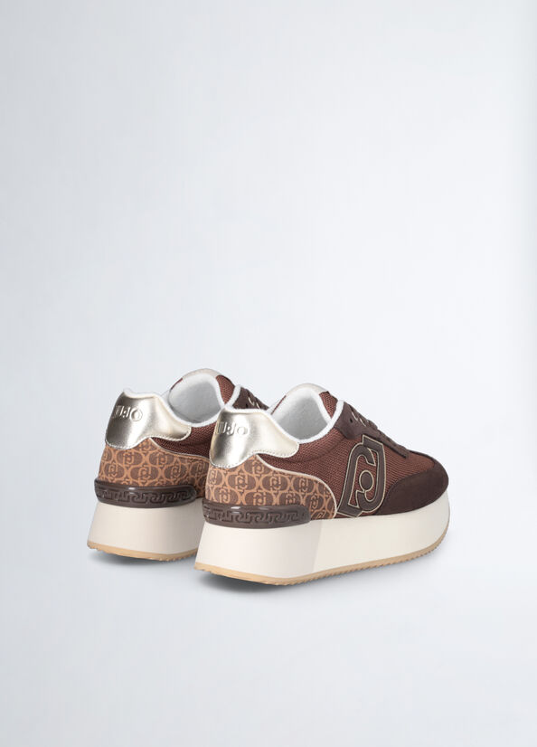 Sneakers monogram e brighty mesh